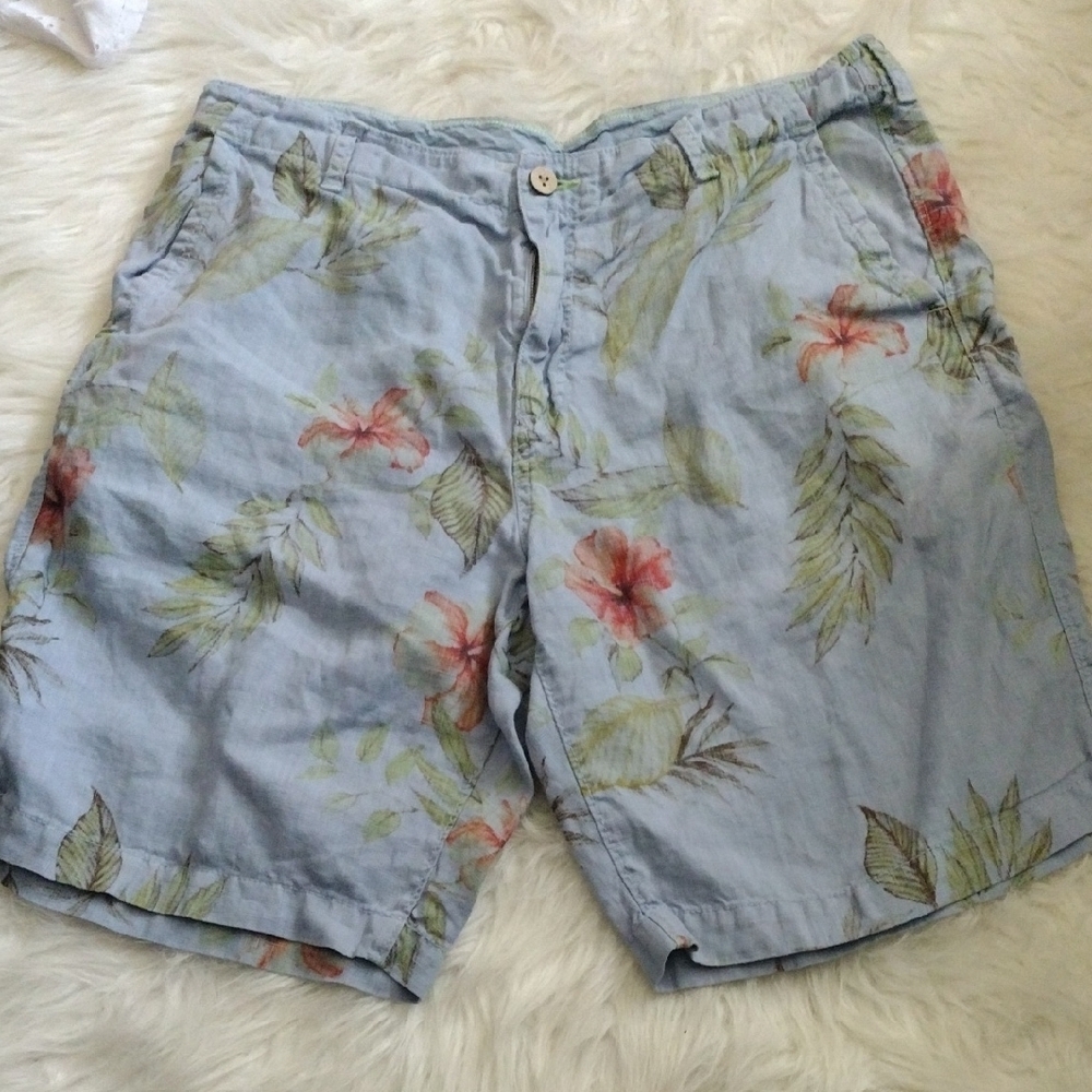 Tommy Bahama Light Blue Floral Men's Shorts